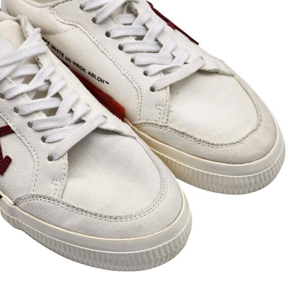 OFF-WHITE Vulc Low Canvas White Red Sneakers EU 40 US 7M 10W main image 8